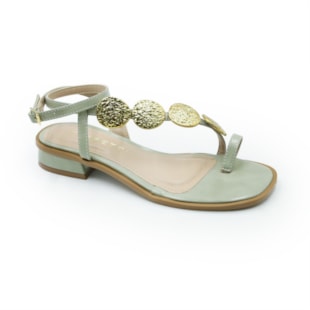 FEMININO SANDALIA BAIXA FERRETTI  2950186 MADRI ERVA MATE