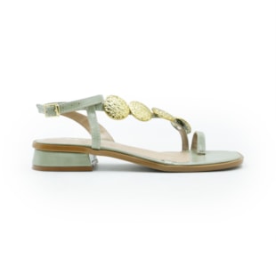 FEMININO SANDALIA BAIXA FERRETTI  2950186 MADRI ERVA MATE