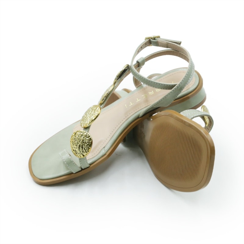 FEMININO SANDALIA BAIXA FERRETTI  2950186 MADRI ERVA MATE