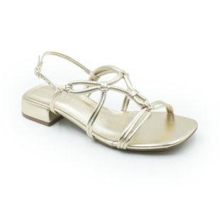 FEMININO SANDALIA BAIXA FERRETTI 4330 0T12210 CHAMPAGNE