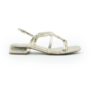 FEMININO SANDALIA BAIXA FERRETTI 4330 0T12210 CHAMPAGNE