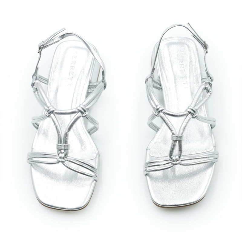FEMININO SANDALIA BAIXA FERRETTI 4330 0T12210 PRATA
