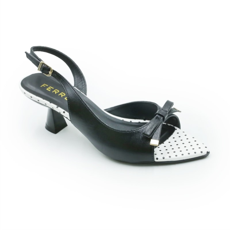 FEMININO SANDALIA BAIXA FERRETTI 532112994 POA OFF PRETO