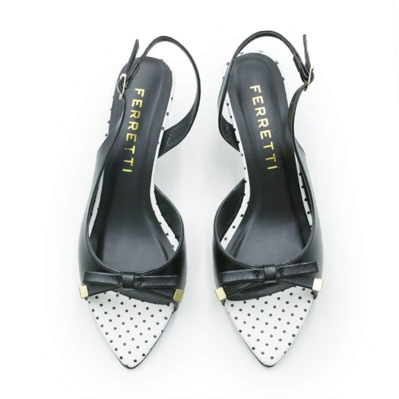 FEMININO SANDALIA BAIXA FERRETTI 532112994 POA OFF PRETO