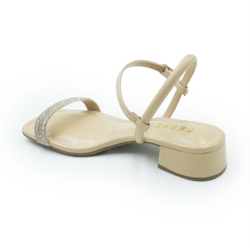 FEMININO SANDALIA BAIXA FERRETTI 538012427 INTENSE LATTE