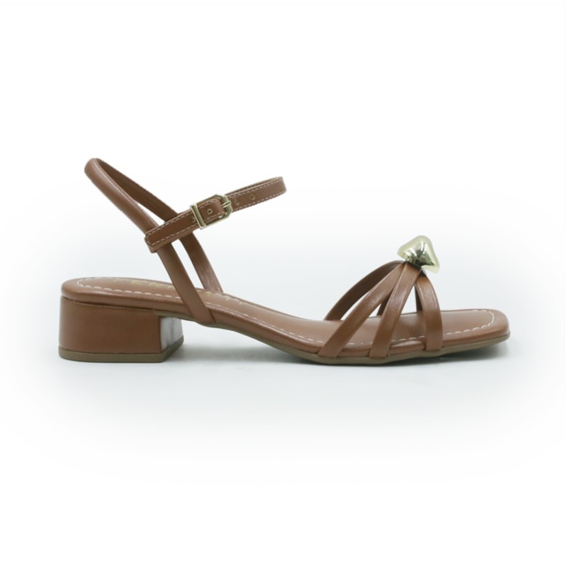 FEMININO SANDALIA BAIXA FERRETTI 5380P12963 INTENSE CARAMELO