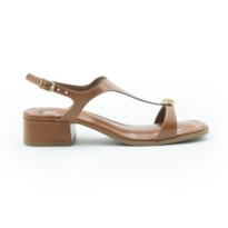 FEMININO SANDALIA BAIXA FERRETTI 538612384 INTENSE CARAMELO