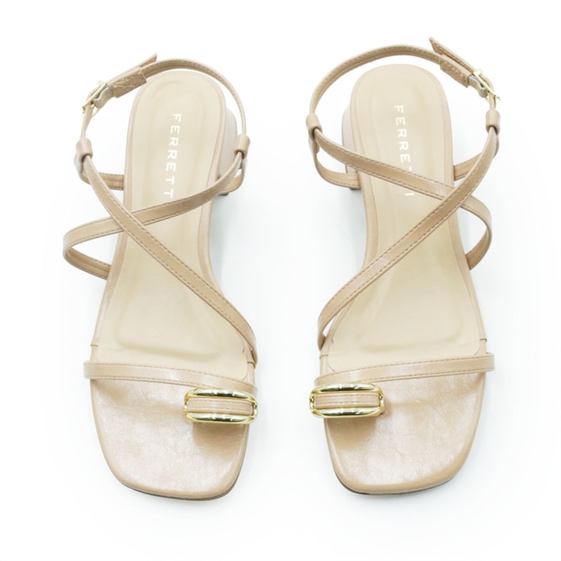 FEMININO SANDALIA BAIXA FERRETTI 6882P21514 GRANITE BISTRO