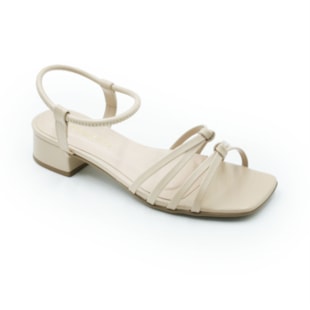 FEMININO SANDALIA BAIXA FERRETTI A222330887 NAPA GRANITE AMENDOA