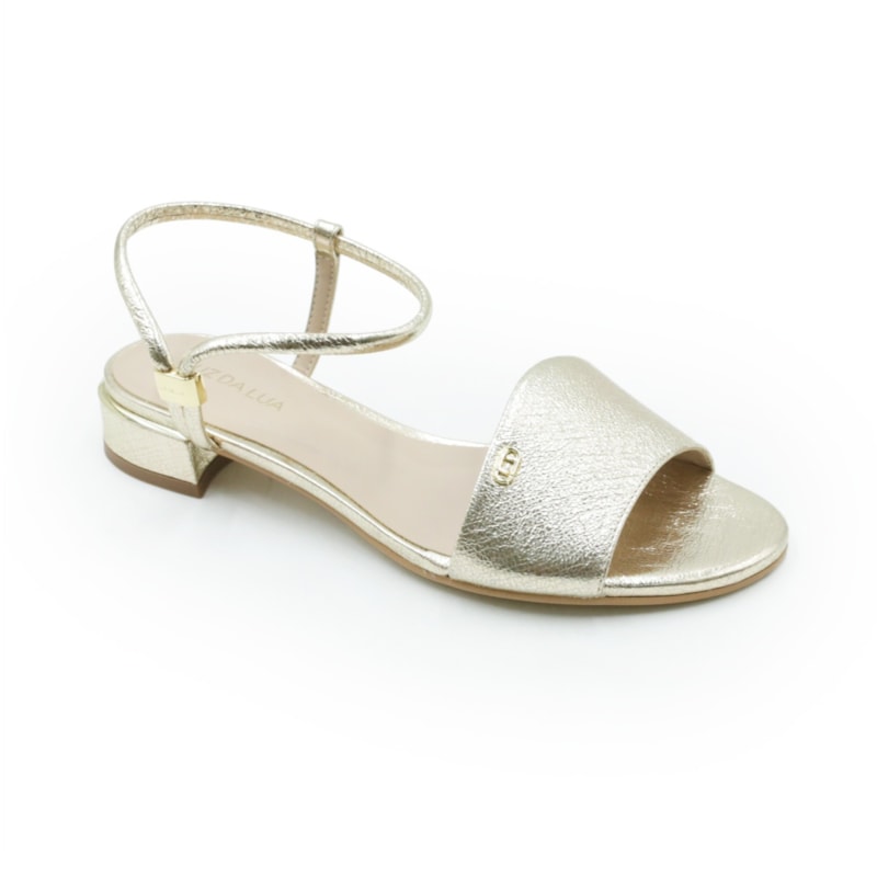 FEMININO SANDALIA BAIXA LUZ DA LUA 80910023 1 VENUS OURO