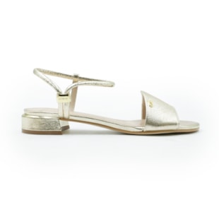 FEMININO SANDALIA BAIXA LUZ DA LUA 80910023 1 VENUS OURO