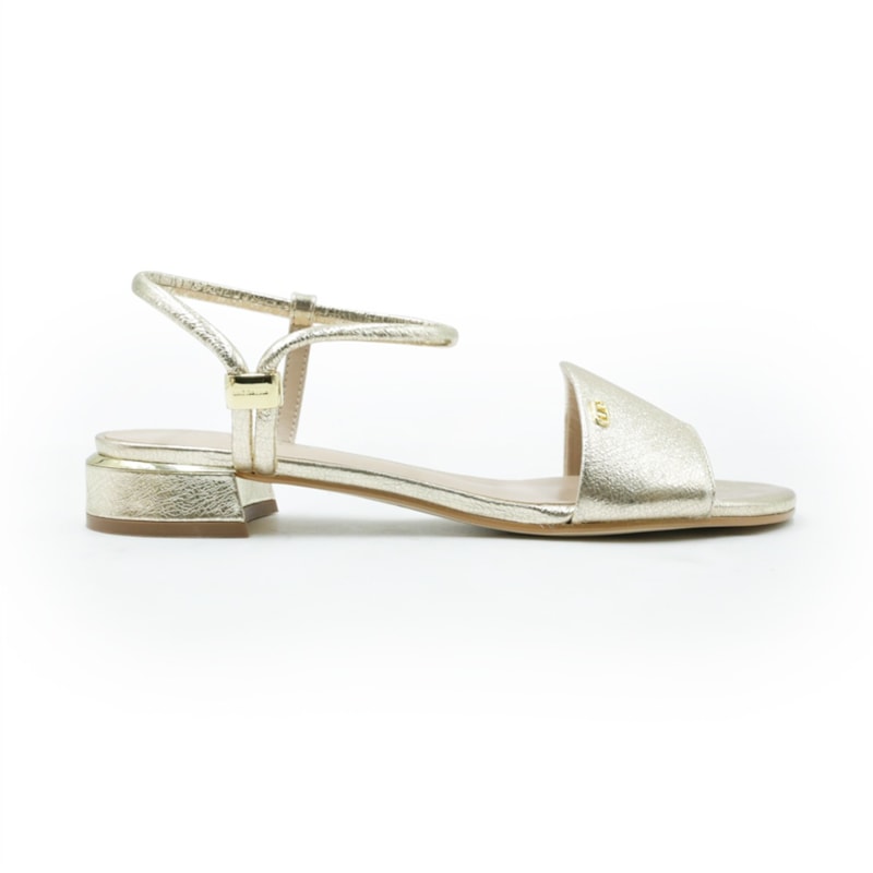 FEMININO SANDALIA BAIXA LUZ DA LUA 80910023 1 VENUS OURO