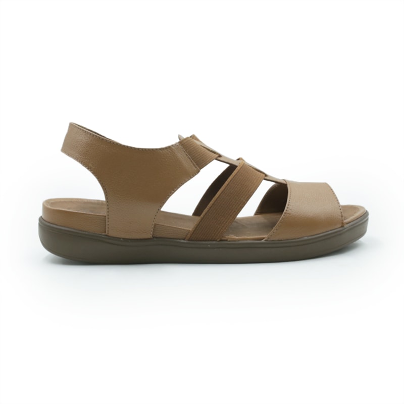 FEMININO SANDALIA BAIXA OPANANKEN 71107 SLIM CARAMELO