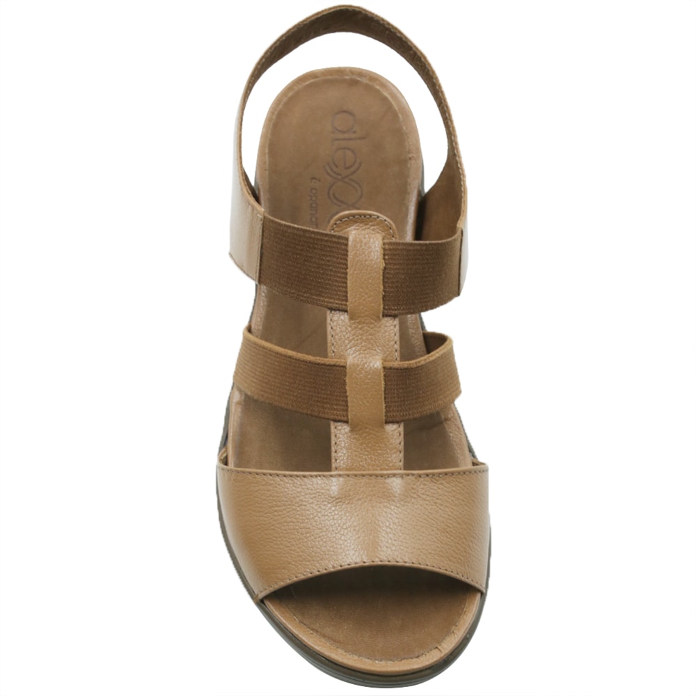 FEMININO SANDALIA BAIXA OPANANKEN 71107 SLIM CARAMELO - Anita Shoes