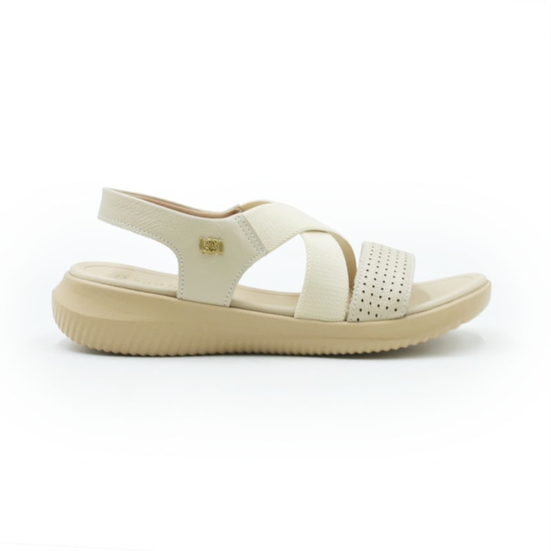 FEMININO SANDALIA BAIXA USAFLEX  AP26002 003 VANILLA