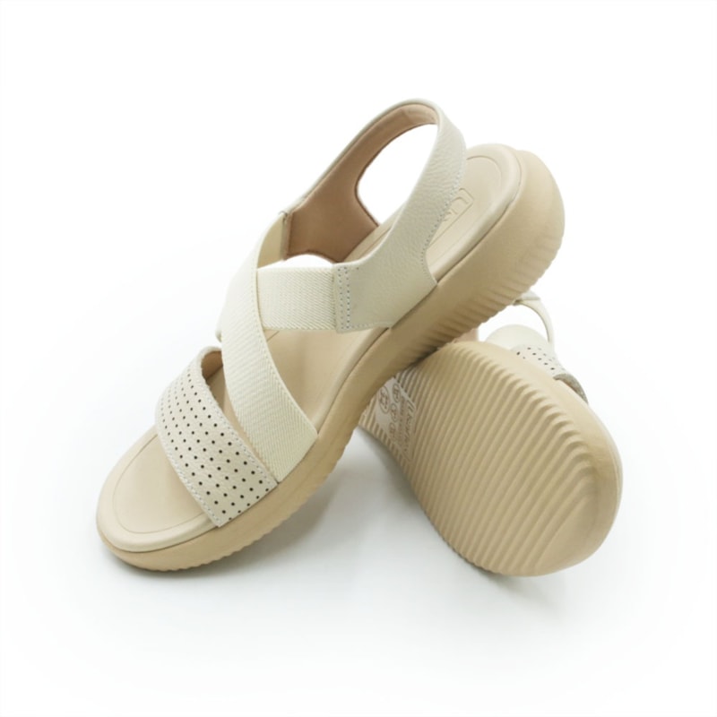 FEMININO SANDALIA BAIXA USAFLEX  AP26002 003 VANILLA