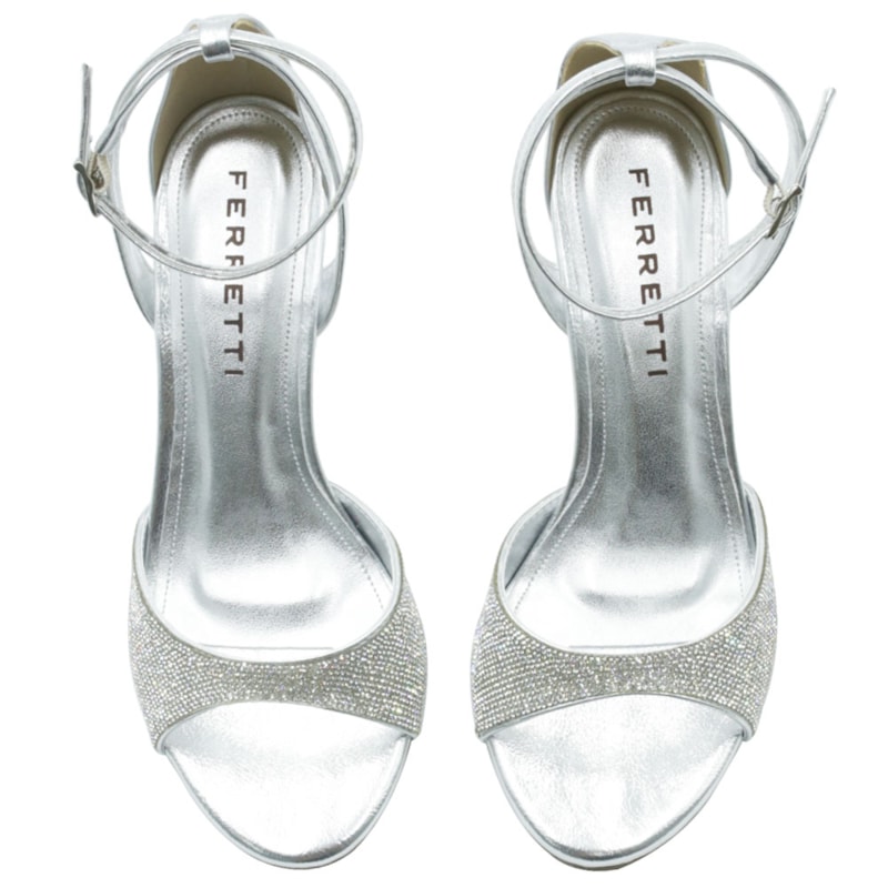 FEMININO SANDALIA FESTA FERRETTI  1607555 STELLARE PRATA