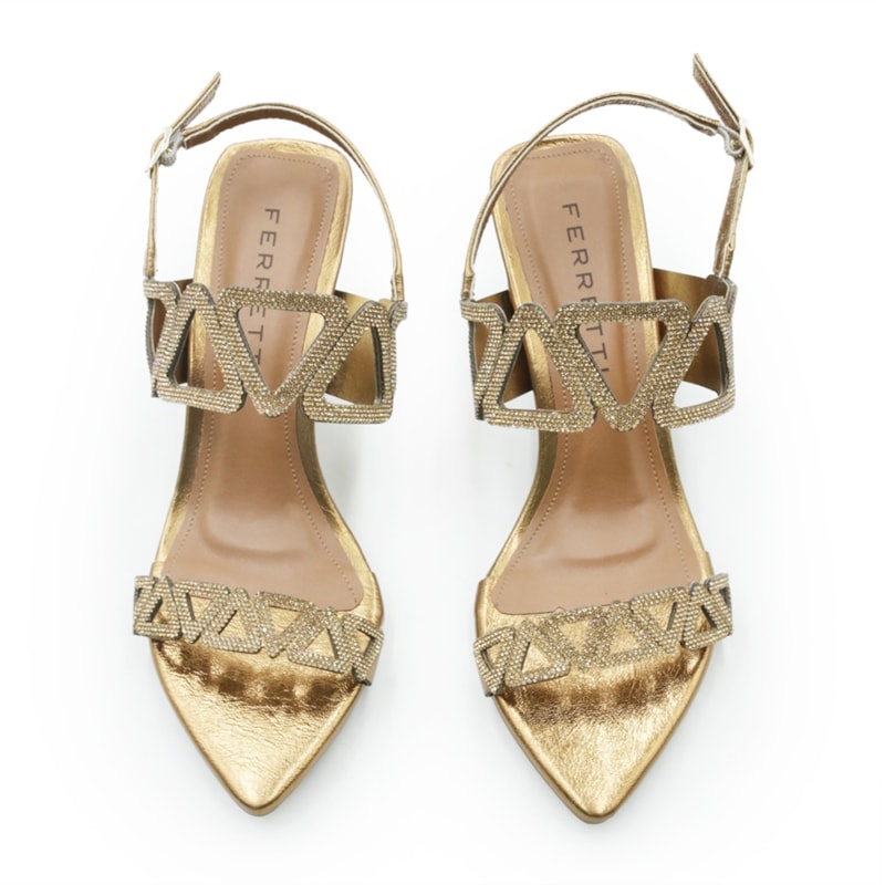 FEMININO SANDALIA FESTA FERRETTI 2038050 PRIME BRONZE