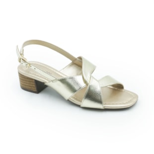 FEMININO SANDALIA MEDIA ANA CAPRI C3048900220013 OURO LIGHT