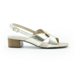 FEMININO SANDALIA MEDIA ANA CAPRI C3048900220013 OURO LIGHT