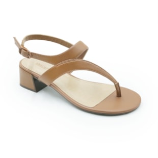 FEMININO SANDALIA MEDIA ANA CAPRI C3068800290001 AC CUOIO