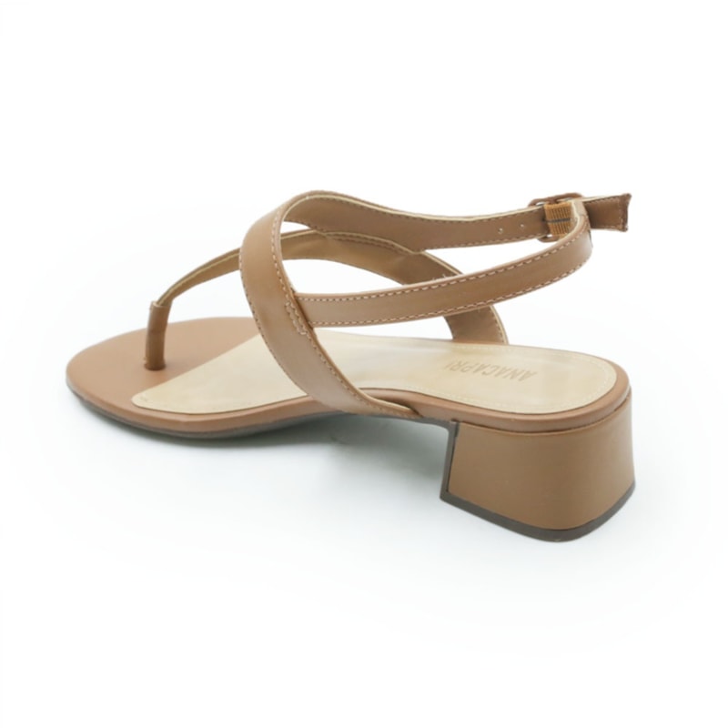 FEMININO SANDALIA MEDIA ANA CAPRI C3068800290001 AC CUOIO
