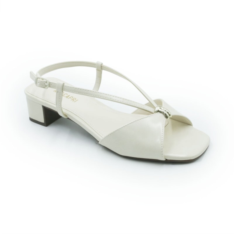 FEMININO SANDALIA MEDIA ANA CAPRI C3078900110002 OFF PEROLA