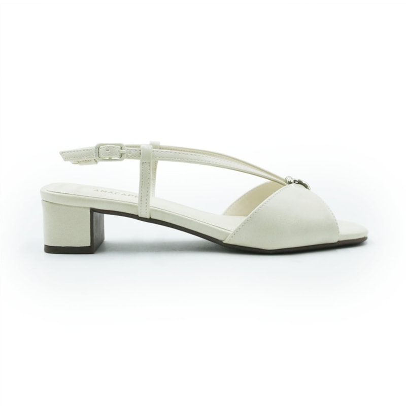 FEMININO SANDALIA MEDIA ANA CAPRI C3078900110002 OFF PEROLA