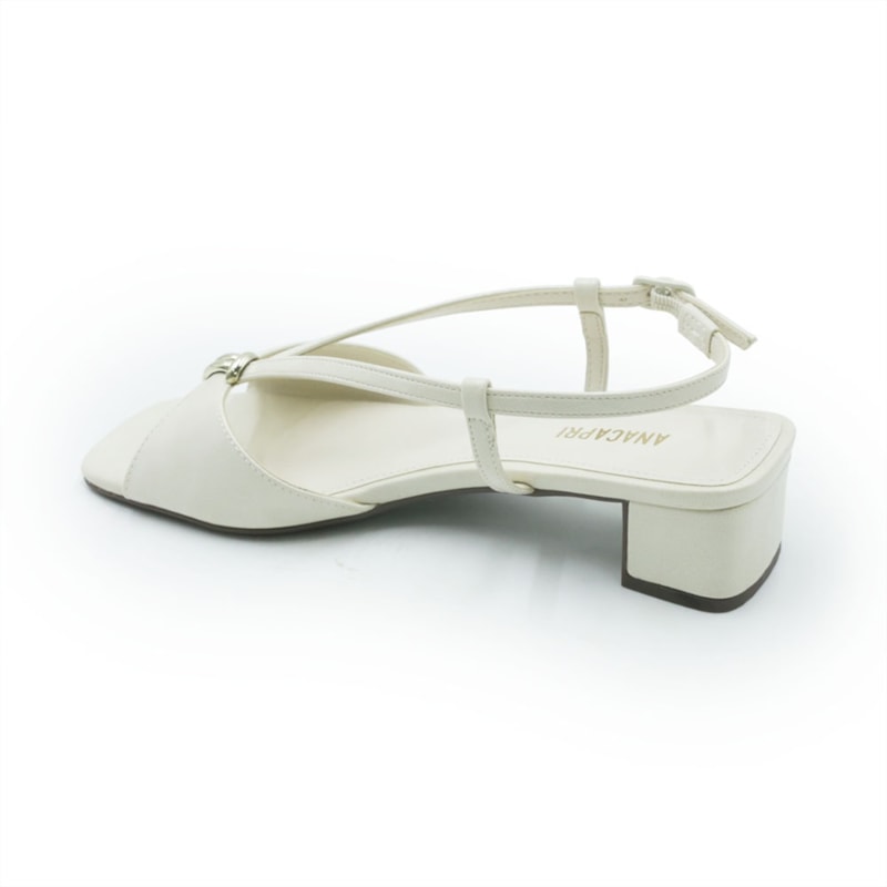 FEMININO SANDALIA MEDIA ANA CAPRI C3078900110002 OFF PEROLA