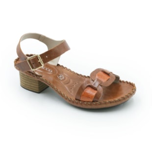 FEMININO SANDALIA MEDIA ANDACCO 16135 67 RUST LARANJA