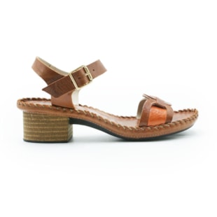 FEMININO SANDALIA MEDIA ANDACCO 16135 67 RUST LARANJA