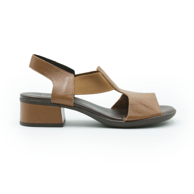 FEMININO SANDALIA MEDIA AYEAYE  503A108 FLOATER CONHAQUE