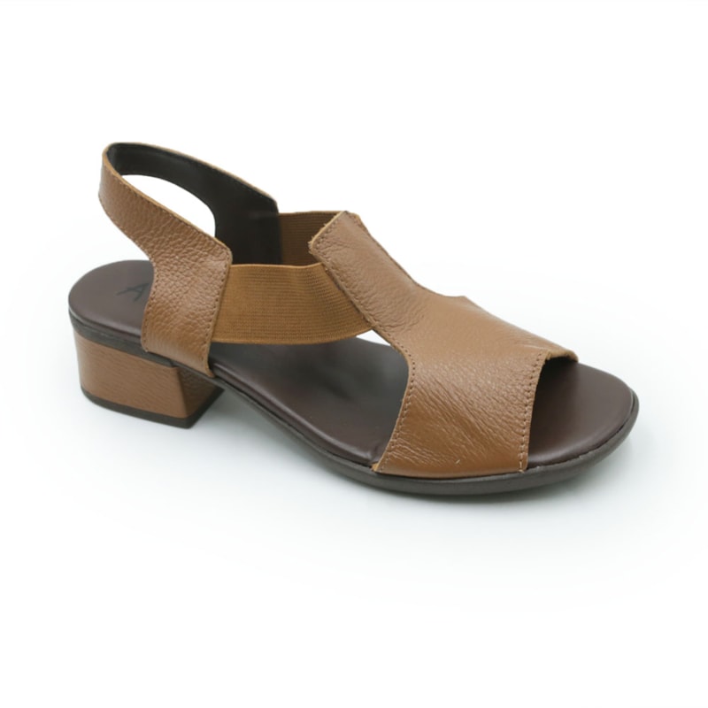 FEMININO SANDALIA MEDIA AYEAYE  503A108 FLOATER CONHAQUE