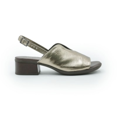 FEMININO SANDALIA MEDIA AYEAYE  503A1427 NAPA CRISTAL PRATA VELHO