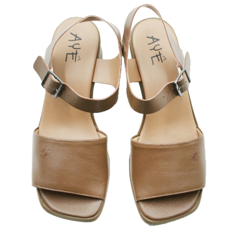FEMININO SANDALIA MEDIA AYEAYE  506C1331 NAPA COMFORT CAMEL