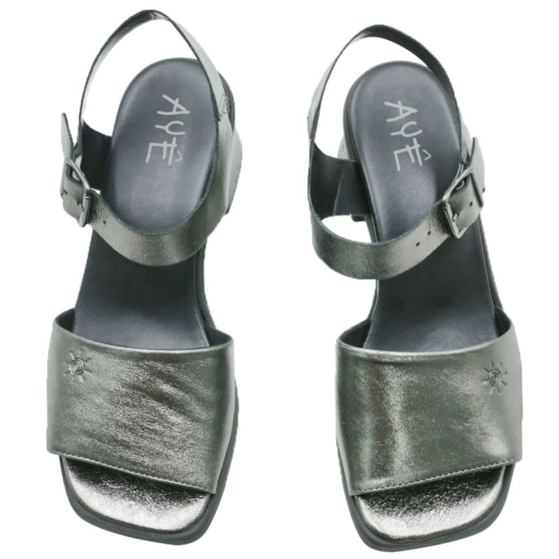 FEMININO SANDALIA MEDIA AYEAYE  506C1331 NAPA CRISTAL CARBONO