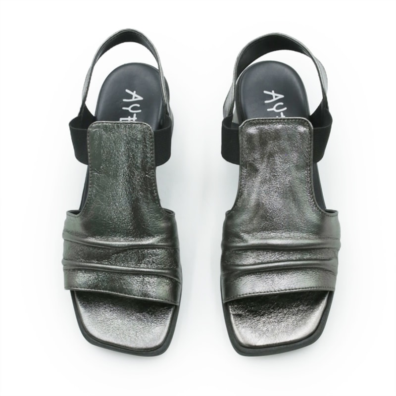 FEMININO SANDALIA MEDIA AYEAYE 506C1418 CRISTAL CARBONO