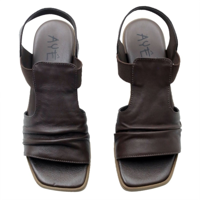 FEMININO SANDALIA MEDIA AYEAYE  506C1418 NAPA CACAU