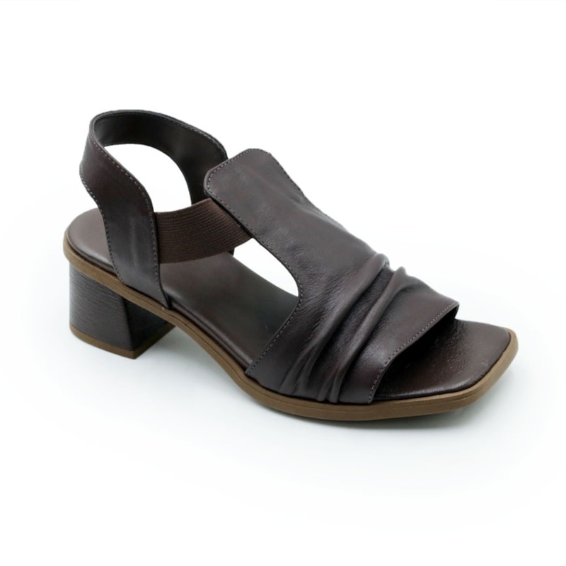 FEMININO SANDALIA MEDIA AYEAYE  506C1418 NAPA CACAU