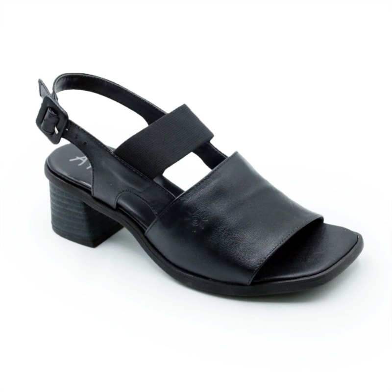 FEMININO SANDALIA MEDIA AYEAYE 506F1579 NAPA PRETO