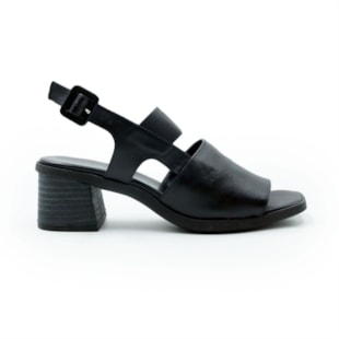 FEMININO SANDALIA MEDIA AYEAYE 506F1579 NAPA PRETO