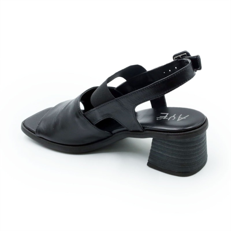 FEMININO SANDALIA MEDIA AYEAYE 506F1579 NAPA PRETO