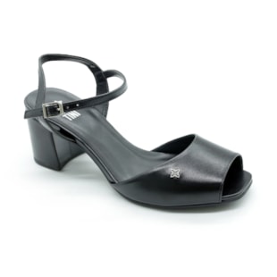 FEMININO SANDALIA MEDIA DI VALENTINI 531311537 2 PRETO