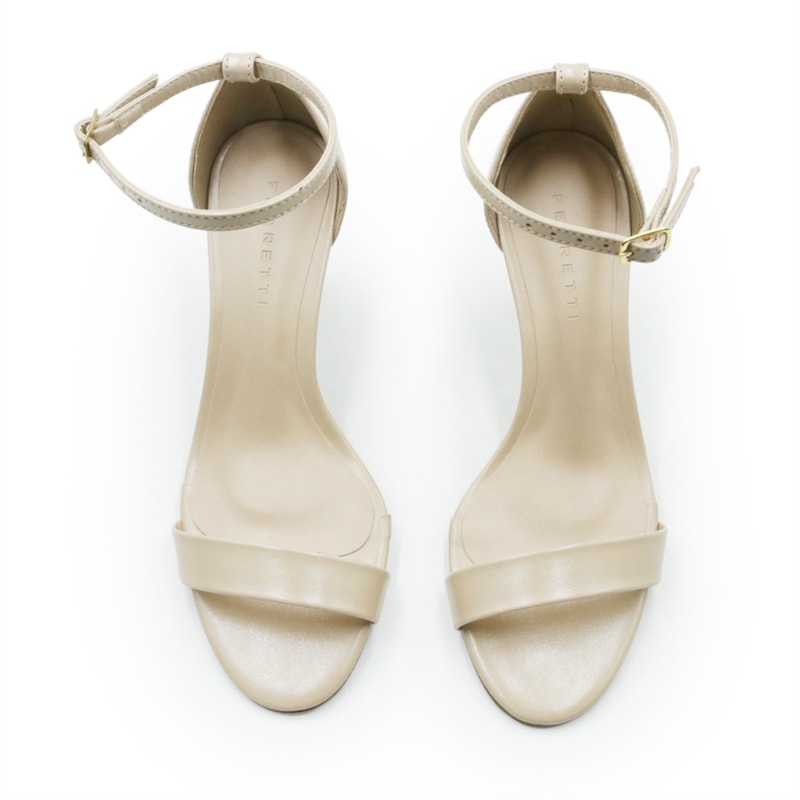 FEMININO SANDALIA MEDIA FERRETTI  270114 INTENSE AMENDOA
