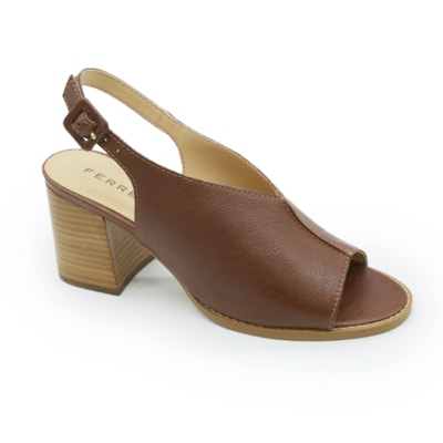 FEMININO SANDALIA MEDIA FERRETTI 52312FA VINTAGE CONHAQUE