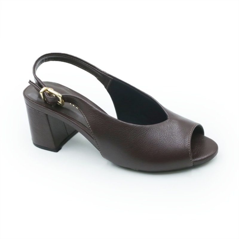 FEMININO SANDALIA MEDIA FERRETTI 609501977 COURO ACAI