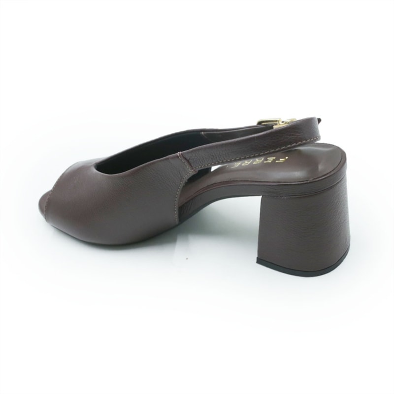 FEMININO SANDALIA MEDIA FERRETTI 609501977 COURO ACAI