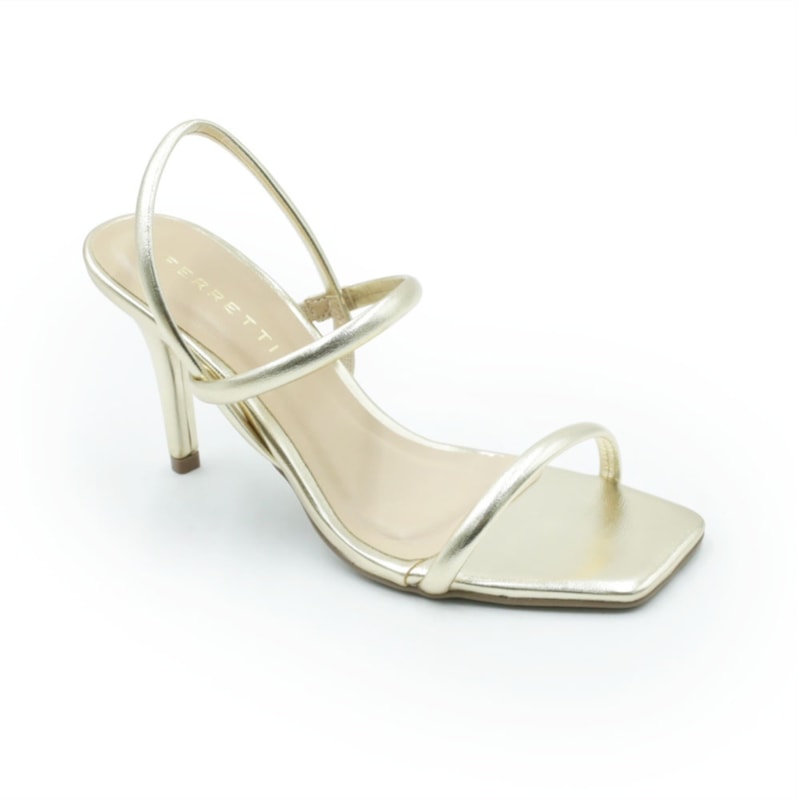 FEMININO SANDALIA MEDIA FERRETTI 6797P19167 IRON OURO