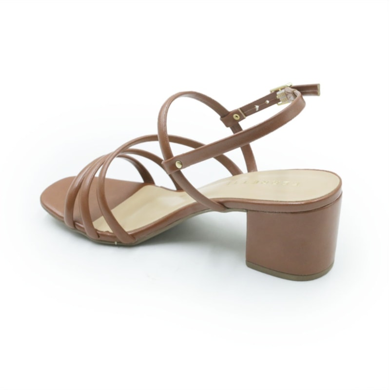 FEMININO SANDALIA MEDIA FERRETTI 6902P61100 INTENSE CARAMELO