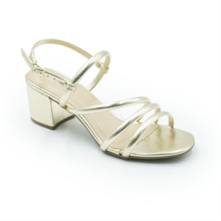FEMININO SANDALIA MEDIA FERRETTI 6902P61100 IRON OURO